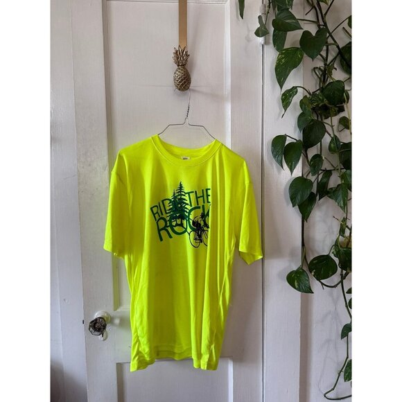 Ultra club cool & dry size medium ride the rock neon shirt - Picture 1 of 6